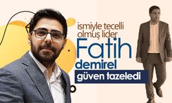 Başkan Fatih Demirel Güven Tazeledi