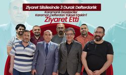 Karamanlı Gazetecilerden Defterdara Anlamlı Ziyaret