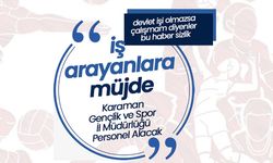 Karaman Gençlik ve Spor İl Müdürlüğü Personel Alacak