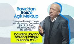 Mustafa Bayır'dan Reis'e Açık Mektup