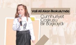 Vali Ali Akan İlkokulu'nda Cumhuriyet Çoşkusu