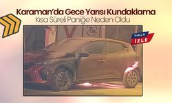 Karaman'da Gece Yarısı Araç Kundaklandı