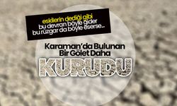 Karaman'da Bir Gölet Daha Kurudu