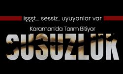 Karaman'da Tarım Bitiyor ''SUSUZLUK ''