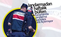 Karaman’da Jandarma Suçlulara Göz Açtırmıyor