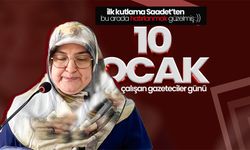 İlk Kutlama Saadet Karaman Teşkilatından