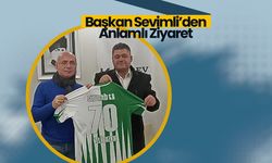 Başkan Ahmet Sevimli'den  Anlamlı Ziyaret