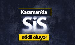 Karaman'da Sis Etkili Oluyor