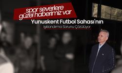 Yunuskent Futbol Sahası'nın Işıklandırma Sorunu Çözülüyor