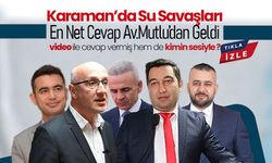 Karaman'da Su Savaşları Devam Ediyor