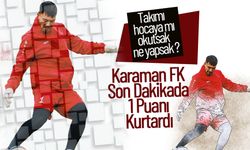 Karaman FK, Son Dakika Penaltısıyla 1 Puanı Kurtardı