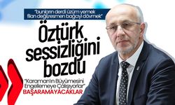 Öztürk Sessizliğini Bozdu ; Başaramayacaklar