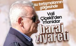 Vali Çiçekli'den Manidar Baraj Ziyareti