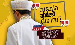 Bu Suyla Namaz ve Gusül Abdesti Alınır mı ?