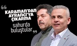 Karaman'dan Ayrancı'ya Çıkarma