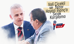 Vali Çiçekli ve Yazar Hayati İnanç’a Sıcak Karşılama