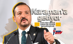 Zorlu'dan Dikkat Çeken Karaman Ziyareti