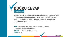 Doğru Cevap Karaman'da Açılıyor