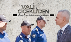 Vali Çiçekli'den Yunus Emre Polis Merkezi'ne Ziyaret