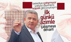 Yeşildaş ; İlk Günkü Azimle Çalışmaya Devam