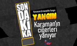 Karaman'da Orman Yangını.. Ciğerlerimiz Yanıyor