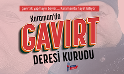 Karaman'da Gavırt Deresi Kurudu