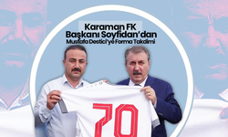 Başkan Soyfidan’dan Mustafa Destici’ye Forma Takdimi