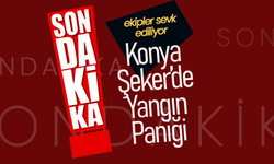 Konya Şeker'de Yangın Paniği