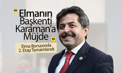 Elmanın Başkenti Karaman’a Müjde