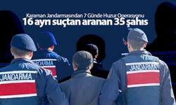 Binlerce Sorgu, 35 Aranan Şahıs Yakalandı!