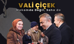 Vali Çiçek Makamda Değil, Sahada