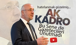 Ak Kadro Bu Sene de Gazetecileri Unutmadı