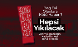 Verimli Arazi Üzerine Bina Yapanlara Kötü Haber