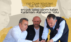 Vali Çiçek Tek Tek Sorunları Dinledi