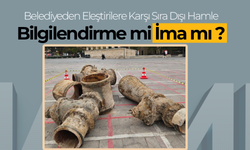 Aktekke Meydanı'ndaki Boru Yığınının Sırrı Çözüldü