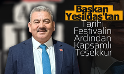 Başkan Yeşildaş'tan Tarihi Festivalin Ardından Kapsamlı Teşekkür