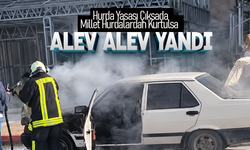 Seyir Halindeyken Alev Alev Yandı