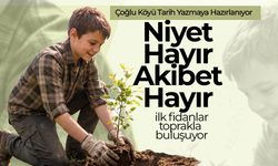 İlk Fidanlar Toprakla Buluşuyor