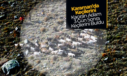 Karaman'da Keçilerini Kaçıran Adam Keçilerini Buldu