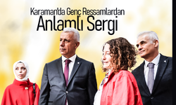 Karaman'da Genç Ressamlardan Anlamlı Sergi