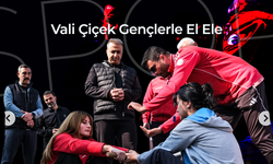 Vali Çiçek Gençlerle El Ele