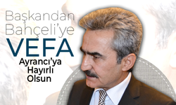 Başkandan Bahçeli'ye Vefa