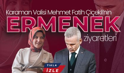 Vali Çiçekli den Ermenek’e Anlamlı Ziyaret