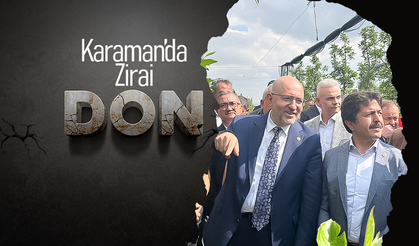 Karaman’da Zirai Don İncelemesi
