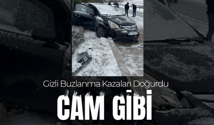 Karaman'da Gizli Buzlanma Kazaları Doğurdu