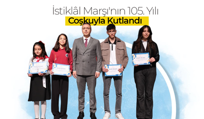 Karaman'da İstiklâl Marşı'nın 105. Yılı Coşkuyla Kutlandı