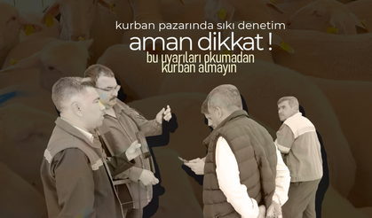 Karaman'da Kurban Pazarlarına Sıkı Denetim