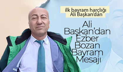 Ali Başkan’dan Ezber Bozan Bayram Mesajı