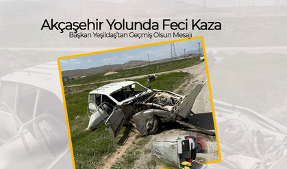 Karaman-Akçaşehir Yolunda Feci Kaza