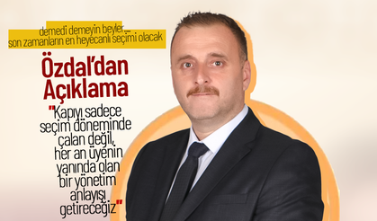 Başkan Adayı Hüseyin Özdal'dan Anlamlı Açıklama